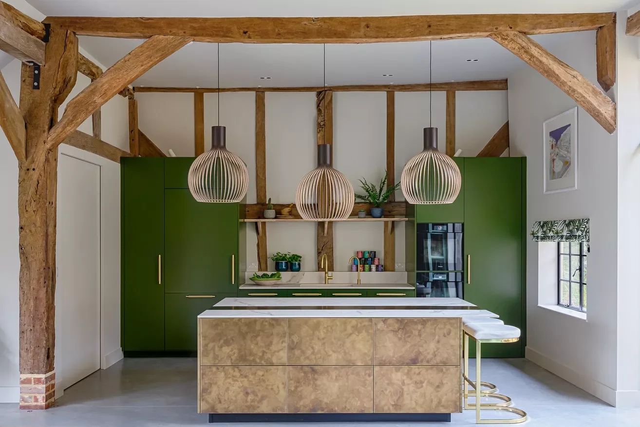 39 Green Kitchen Design Ideas That Never Go Out of Style Pair Green With Wood Tones