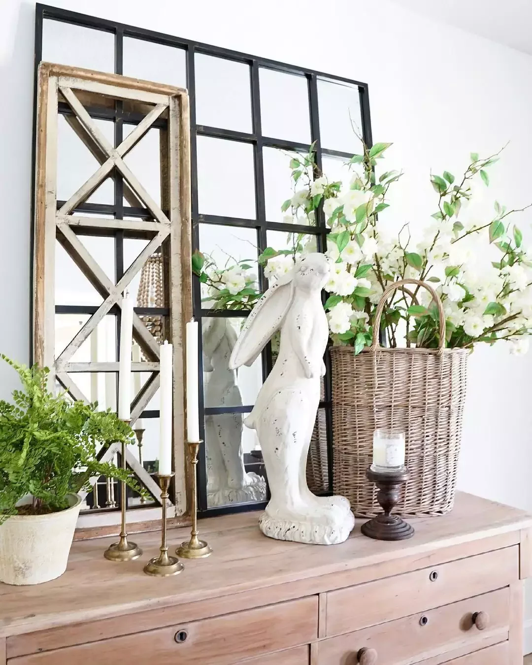 38 Vintage Window Frame Ideas That Transform Any Space 20 Pair It With a Mirror