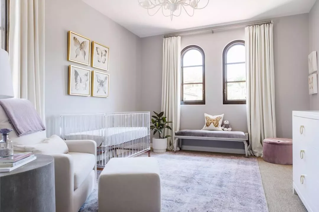57 Stunning Baby Girl Nursery Ideas That'll Make Your Heart Melt Pair Lavender and Gray