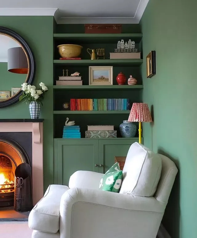 36 Stunning Painted Fireplace Ideas to Transform Your Living Space 17 Pair Pink and Green Together