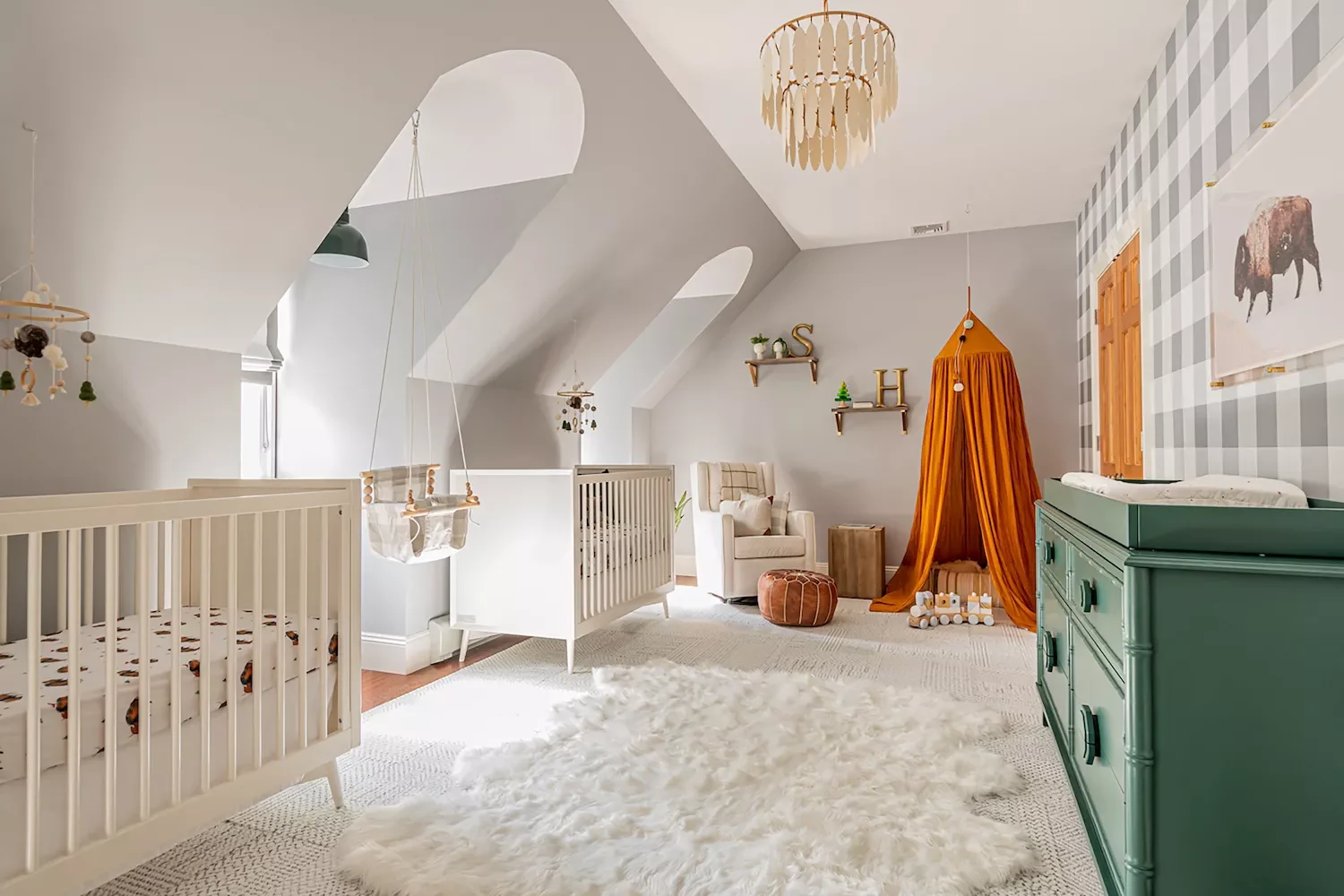 27 Beautiful Sage Green Nursery Ideas to Create Your Baby's Peaceful Haven 25 Pair Sage With Orange