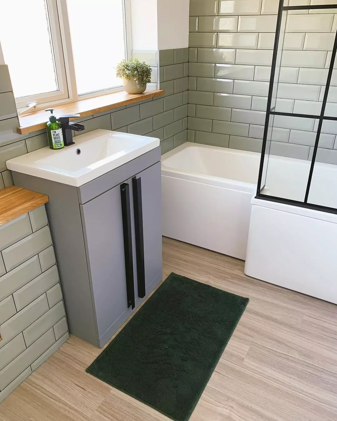 23 Stunning Sage Green Bathroom Ideas That Will Transform Your Space 9 Pair Sage With Wood