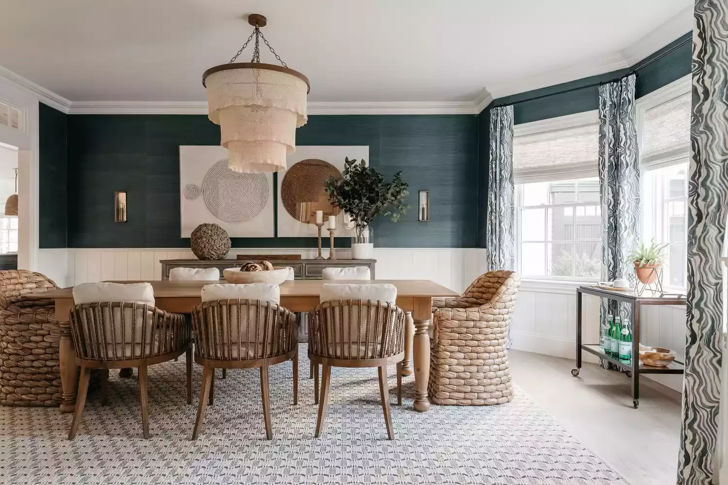 35 Creative Shiplap Half Wall Ideas That Transform Every Room 23 Pair With Grasscloth