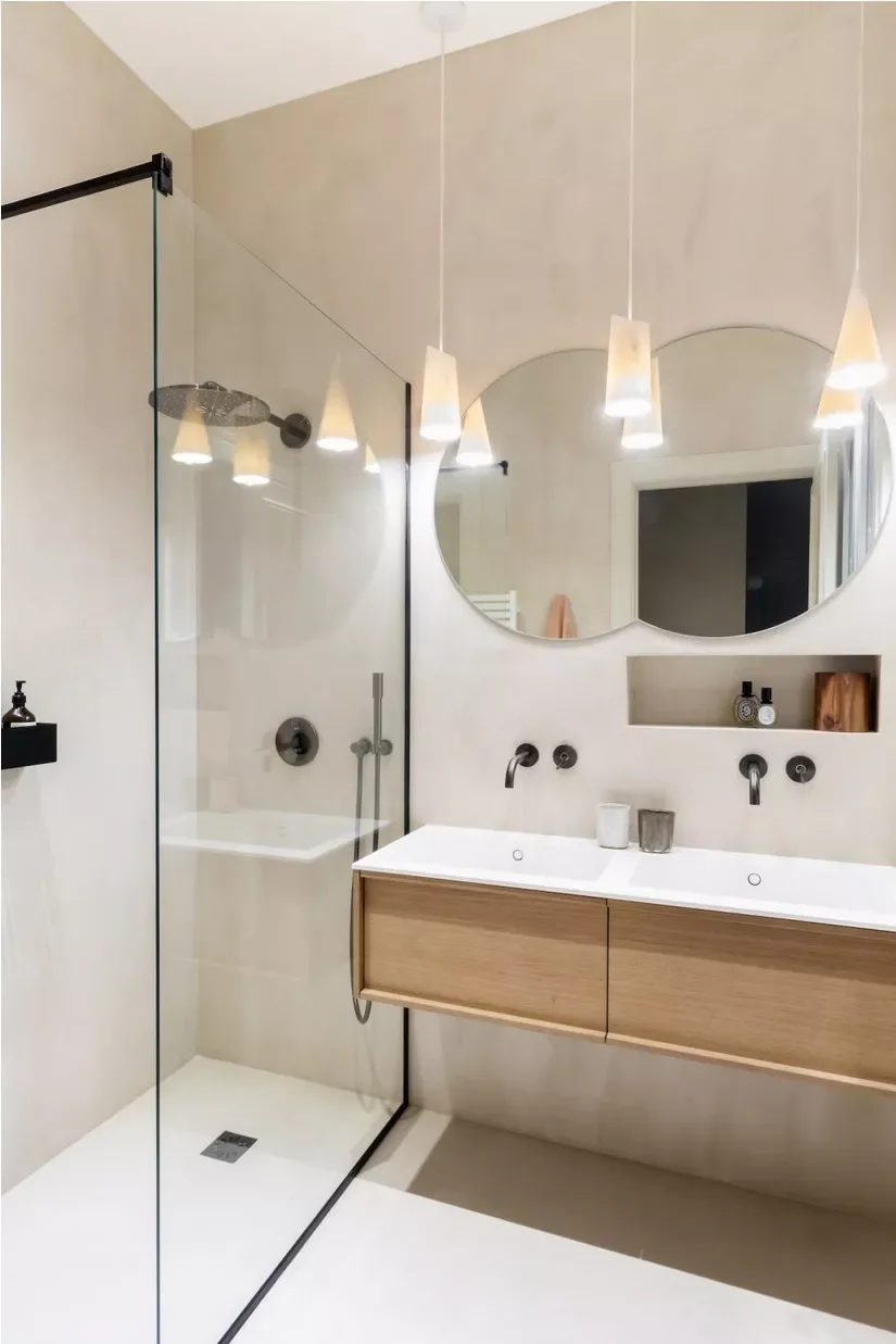 53 Stunning Walk-In Shower Ideas for Modern, Accessible Bathrooms 31 Pair With a Double Vanity