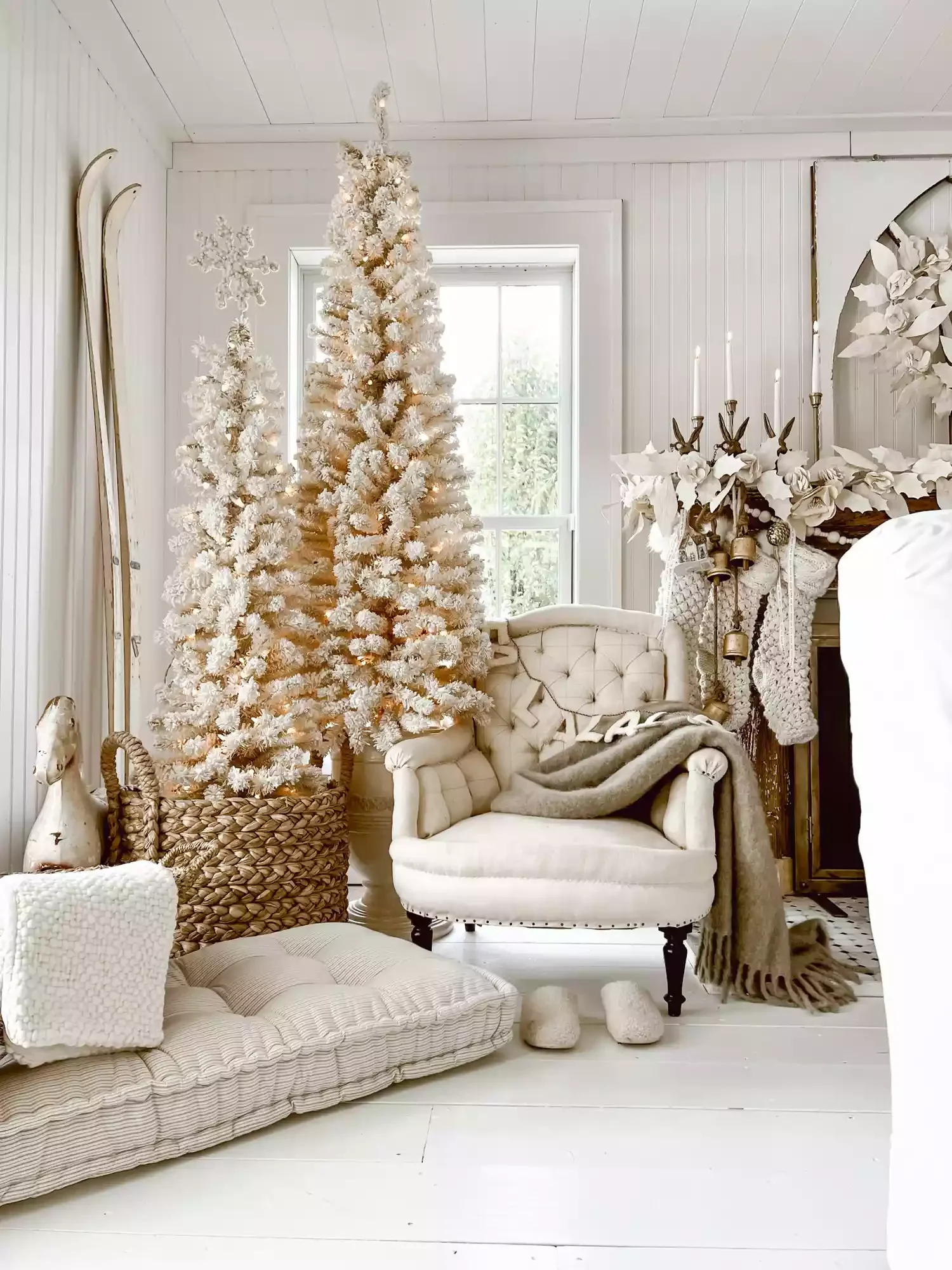 60 Stunning Christmas Tree Ideas to Transform Your Home This Holiday Season 46 Pair of Trees
