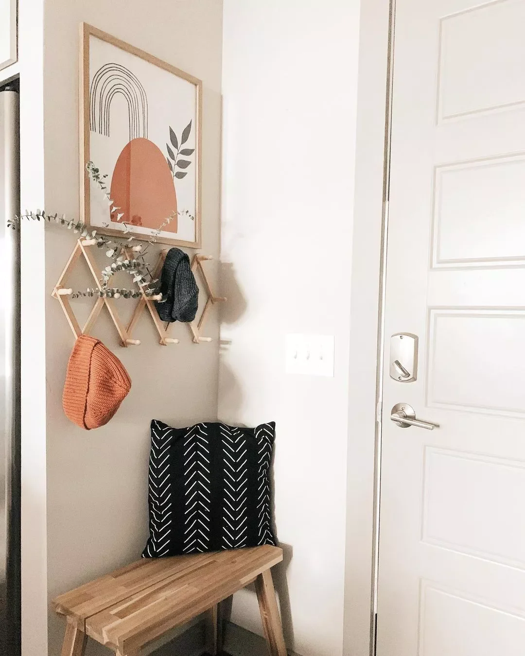 25 Stylish Hat Storage Solutions That Keep Your Collection Organized Pale Wood Accordion Rack