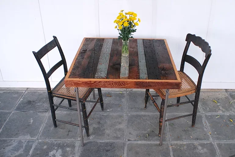 60 Creative Wood Pallet Furniture Projects That Won't Break Your Budget Pallet Wood Card Table