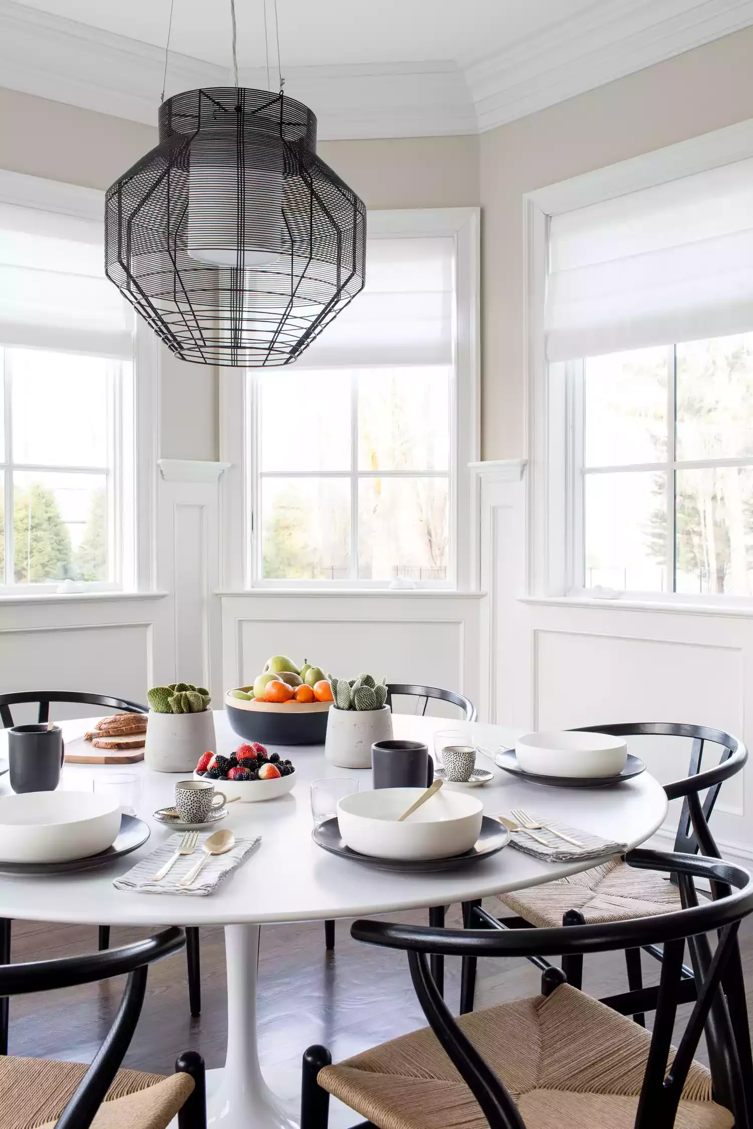 42 Stunning Half-Wall Paneling Ideas to Transform Your Home 39 Paneled Breakfast Nook