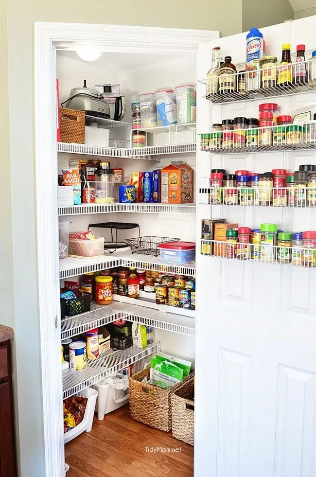 37 Corner Pantry Ideas to Transform Your Kitchen Storage Pantry Door Shelving