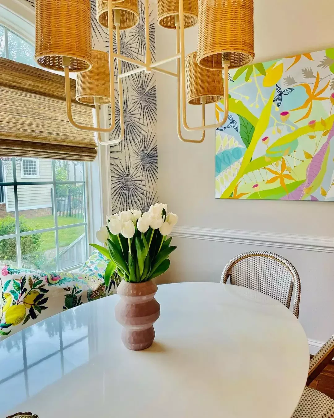 20 Creative Kitchen Accent Wall Ideas That Will Transform Your Cooking Space 10 Paper the Wall Surrounding a Window