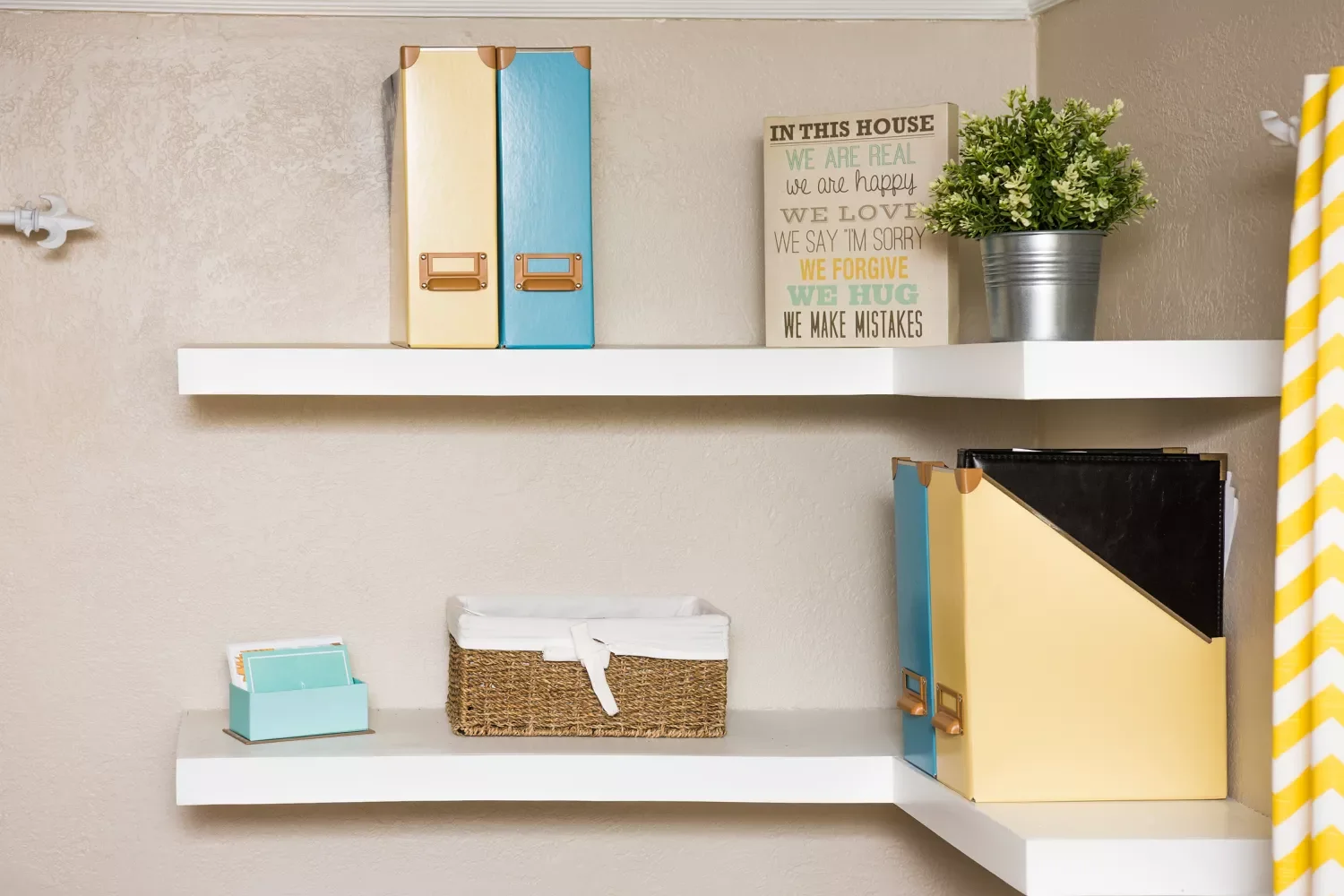 47 Creative Corner Shelf Ideas That'll Transform Your Space Pastel Corner Shelf