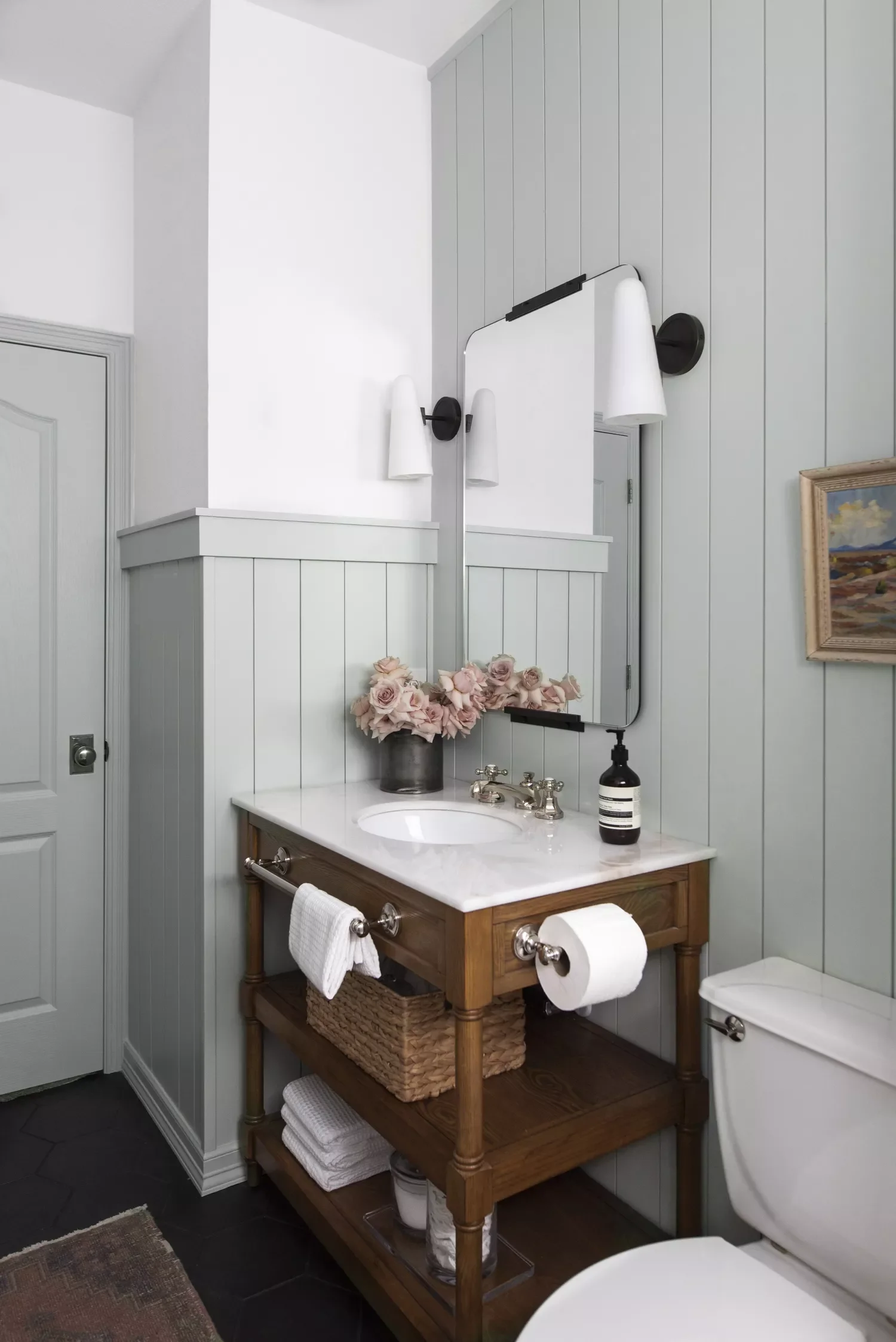 30 Professional Designer Paint Colors That Transform Any Bathroom 15 Pastel Green