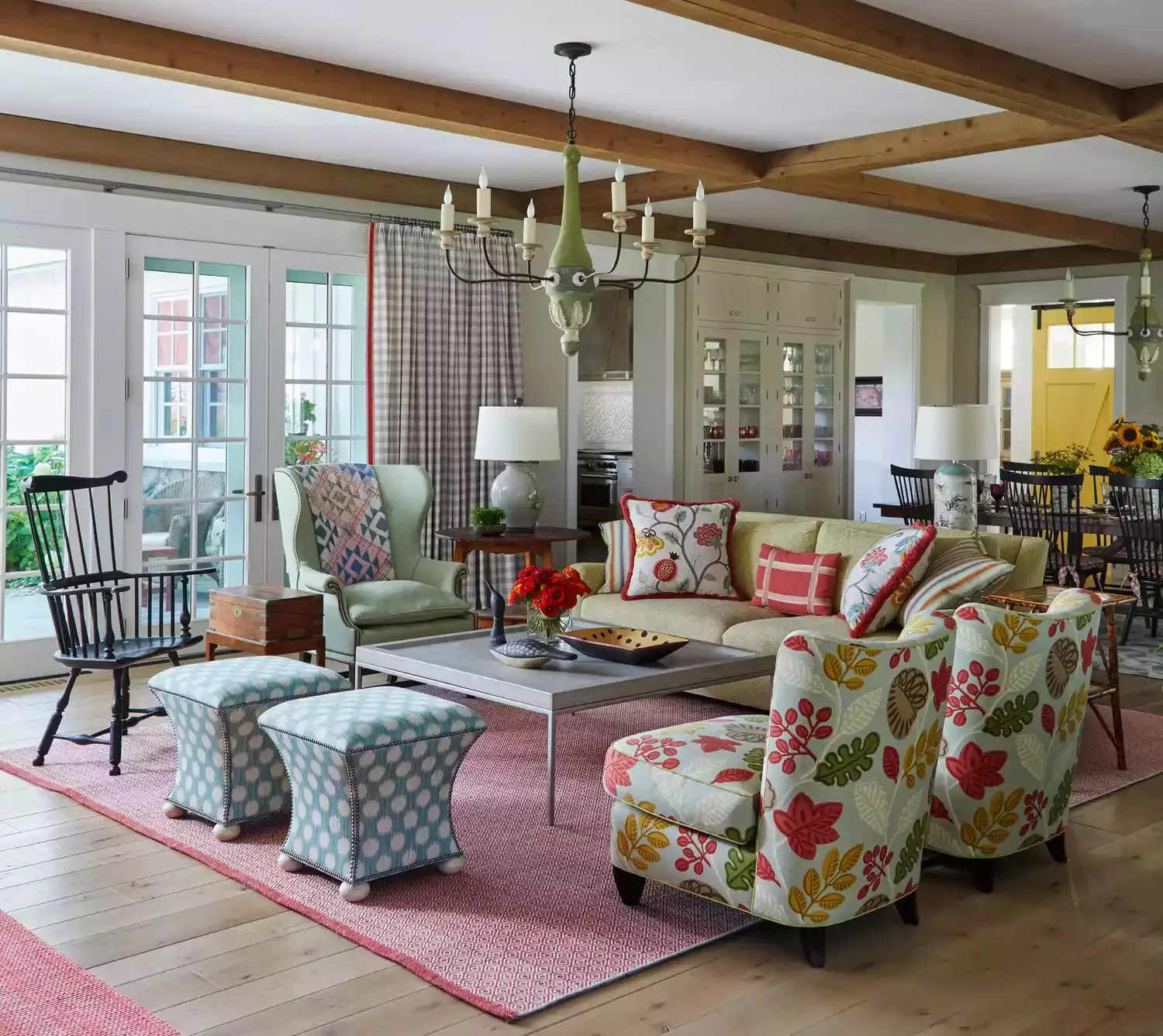 16 Stunning French Door Curtain Ideas to Transform Your Home 10 Pattern Play