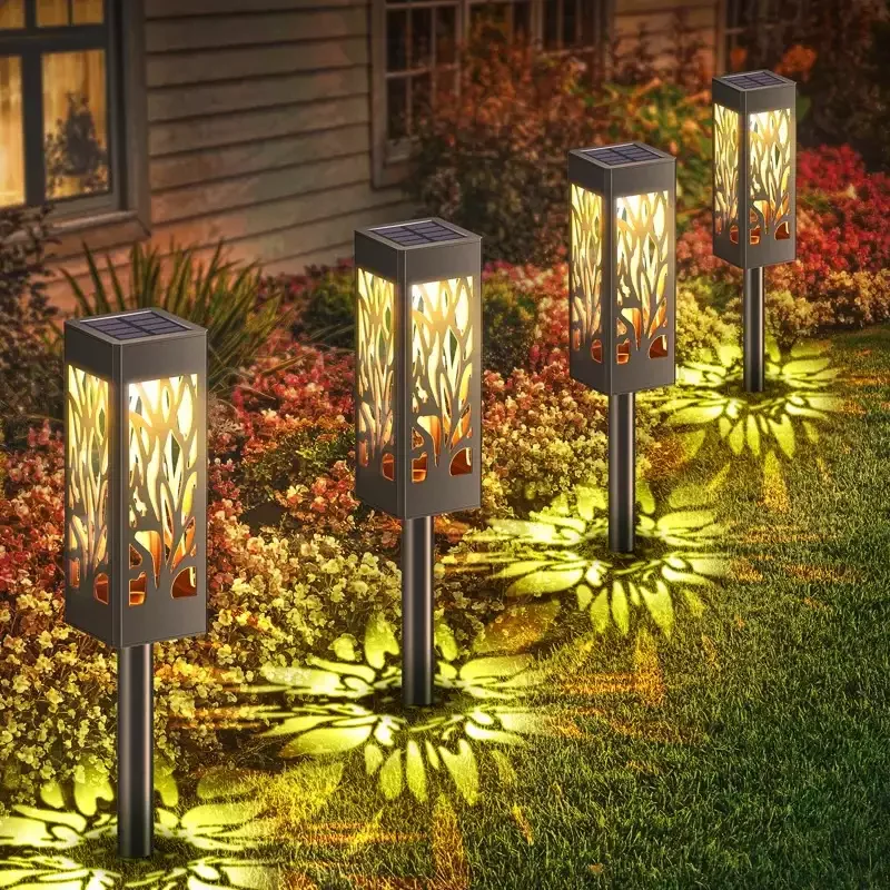 15 Stunning Garden Path Lighting Ideas That Transform Your Outdoor Space Patterned Illumination Lights