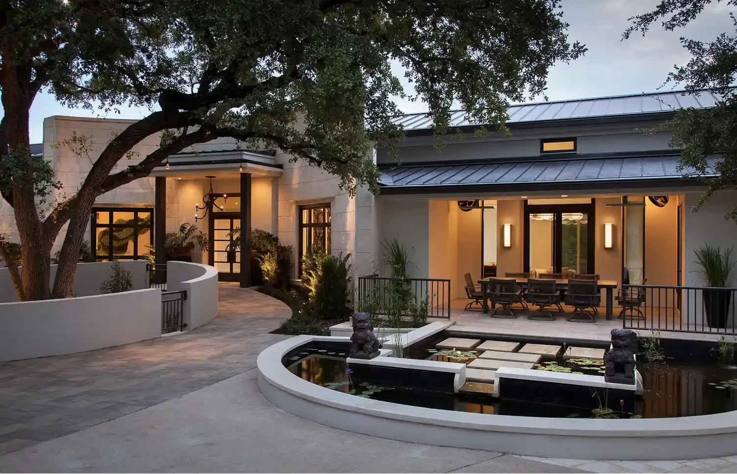 16 Creative Patio Extension Ideas to Maximize Your Outdoor Living Space 16 Pavers and a Pond