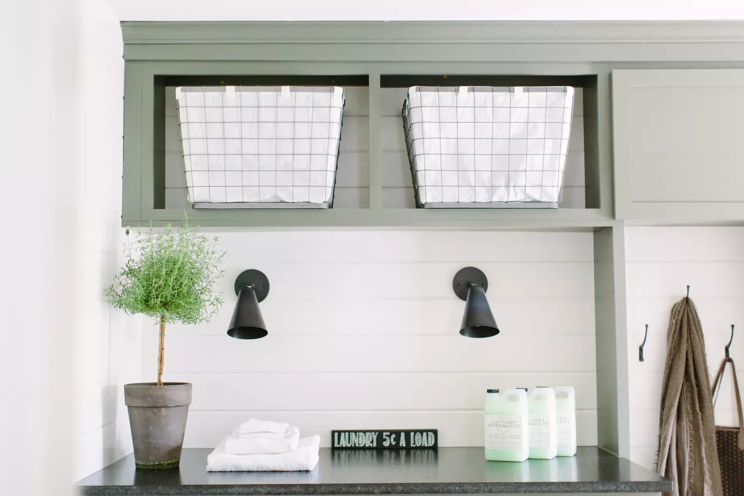 57 Creative Laundry Room Ideas That'll Make You Actually Enjoy Doing Chores Pay Attention to Accessories