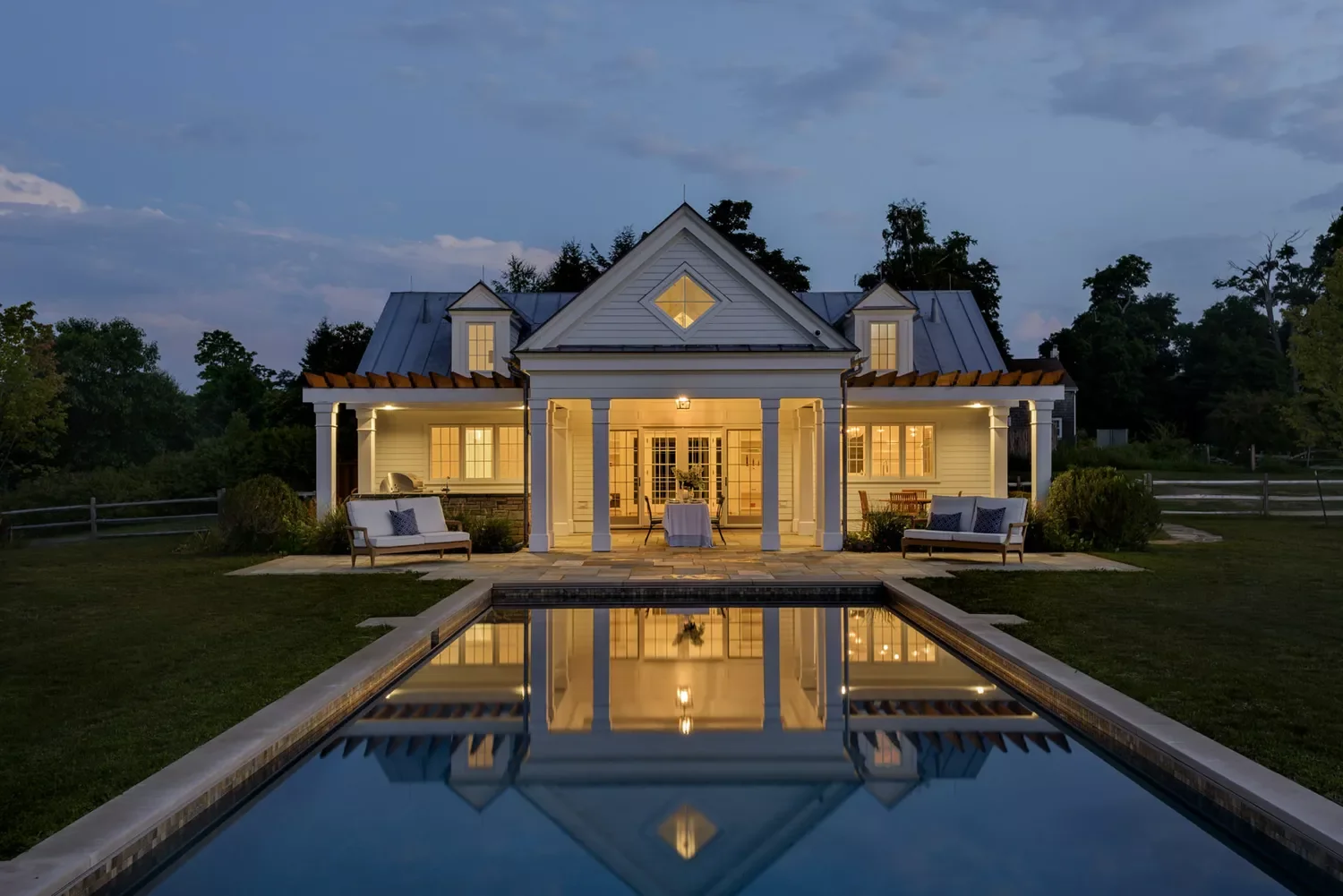 38 Stunning Pool House Ideas to Create Your Dream Backyard Retreat 29 Pay Attention to Lighting