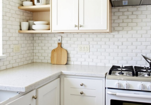 Peel-and-Stick Backsplash