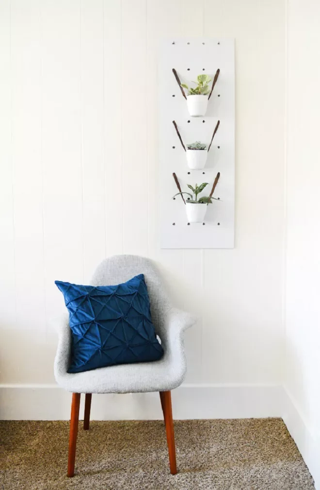 24 Creative Pegboard Organization Ideas That Will Transform Every Space in Your Home Pegboard Planter
