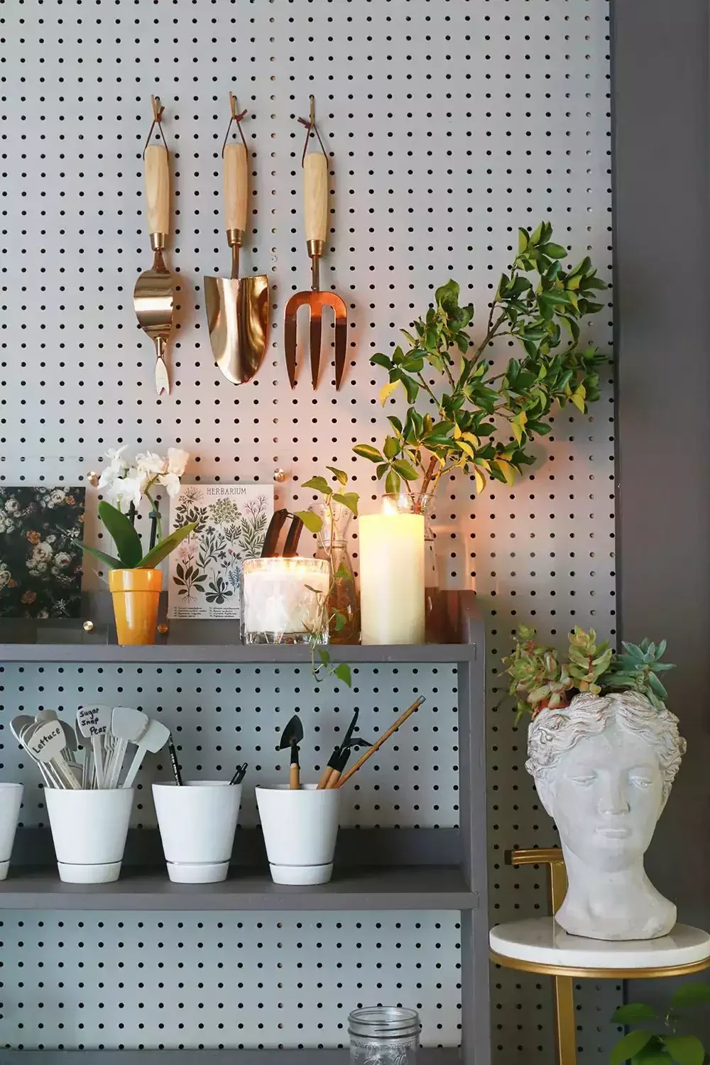 22 Stunning Garden Shed Ideas to Transform Your Backyard Into a Personal Sanctuary Pegboard Storage Wall