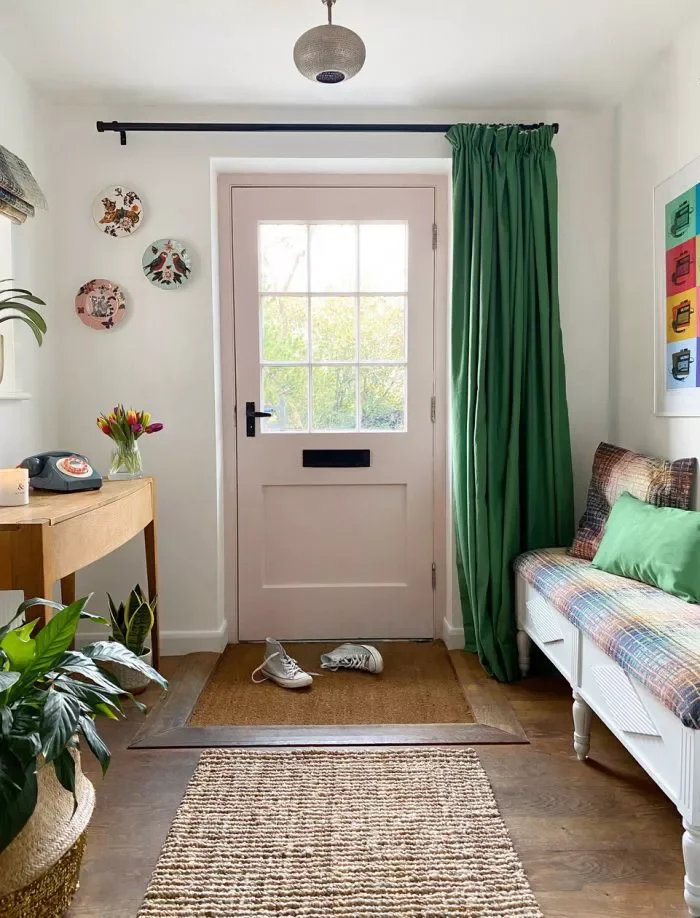 72 Budget-Friendly DIY Home Decor Ideas for Every Skill Level Pencil Pleat Door Curtain
