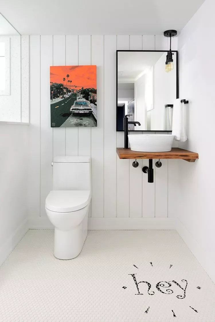 30+ Stunning Bathroom Floor Tile Ideas to Transform Your Space Penny Tile Mosaic
