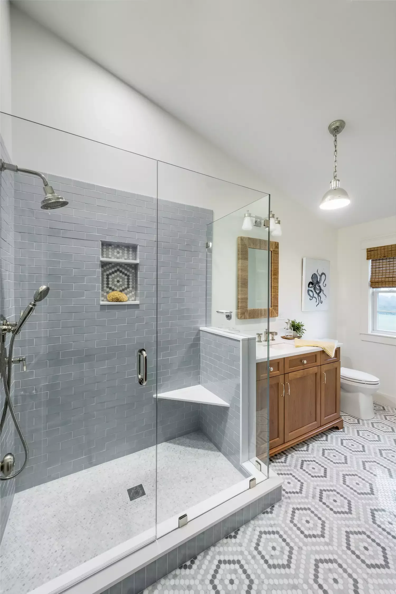 25 Stunning Gray Tile Ideas to Transform Your Bathroom Into a Showstopper 8 Perfectly Paired