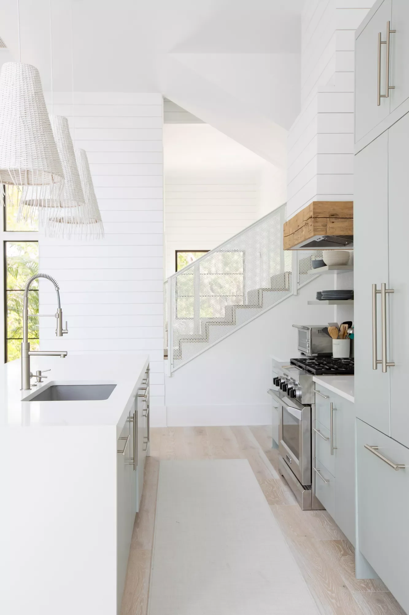 26 Contemporary Staircase Designs That Will Transform Your Home's Style 25 Perforated Metal Guardrail