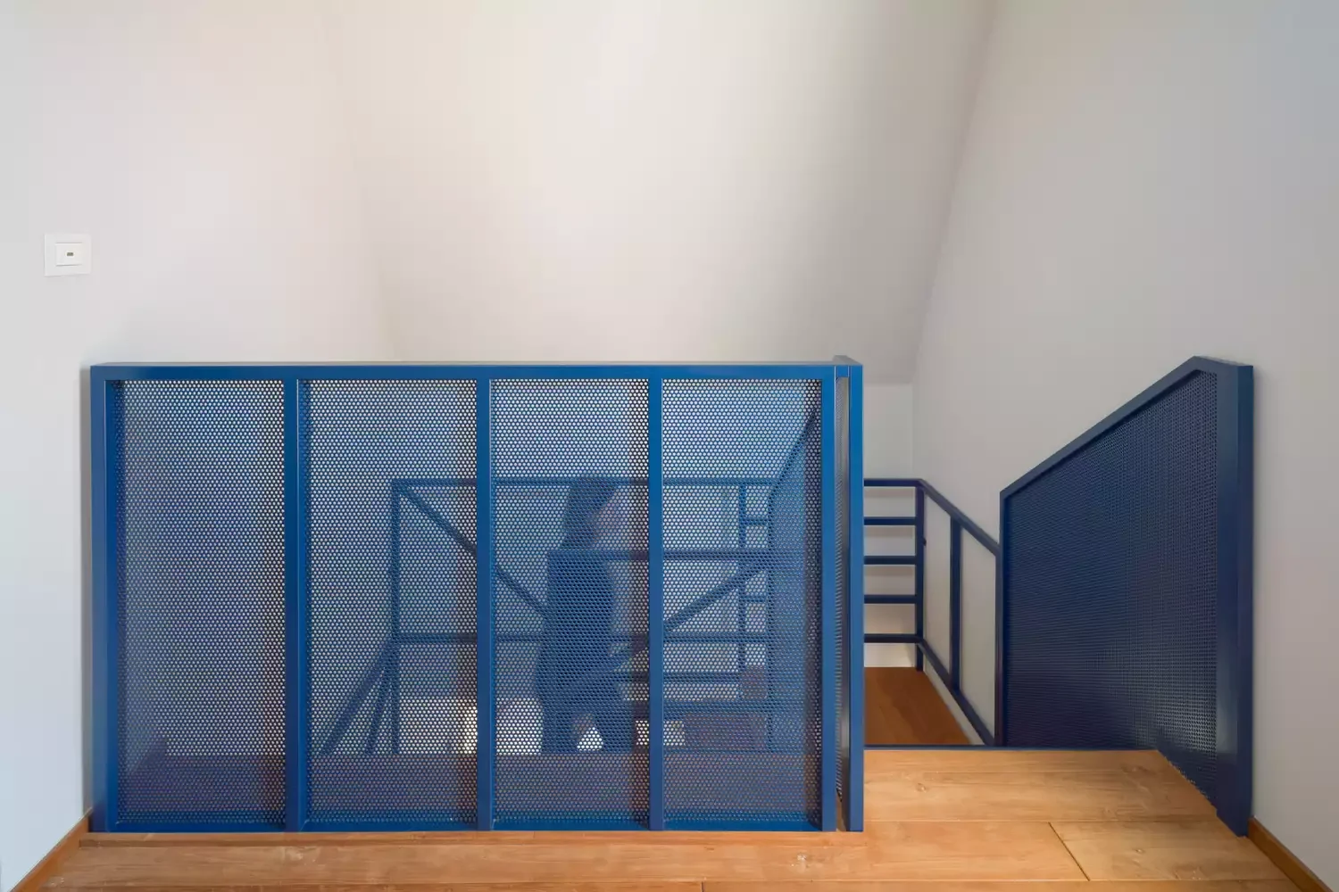 34 Stunning Stair Railing Designs That Transform Your Home 33 Perforated Metal Stairs