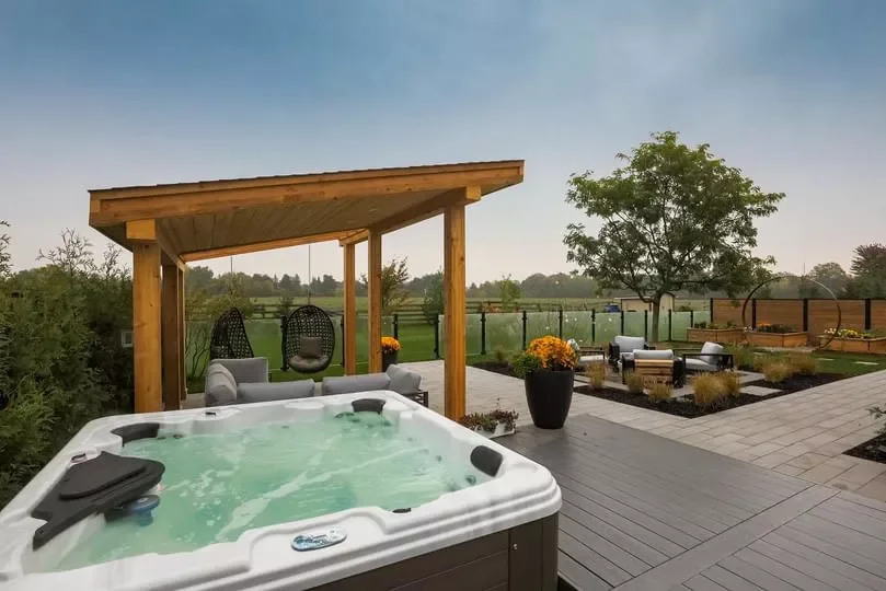 30 Stunning Hot Tub Deck Designs to Create Your Dream Backyard Retreat 26 Pergola Hot Tub Deck