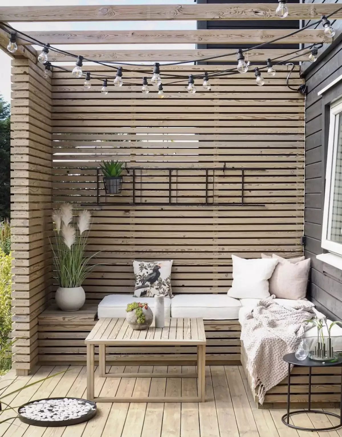 31 Stunning Pergola Ideas to Transform Your Backyard Into a Stylish Retreat 16 Pergola With Wood Slats