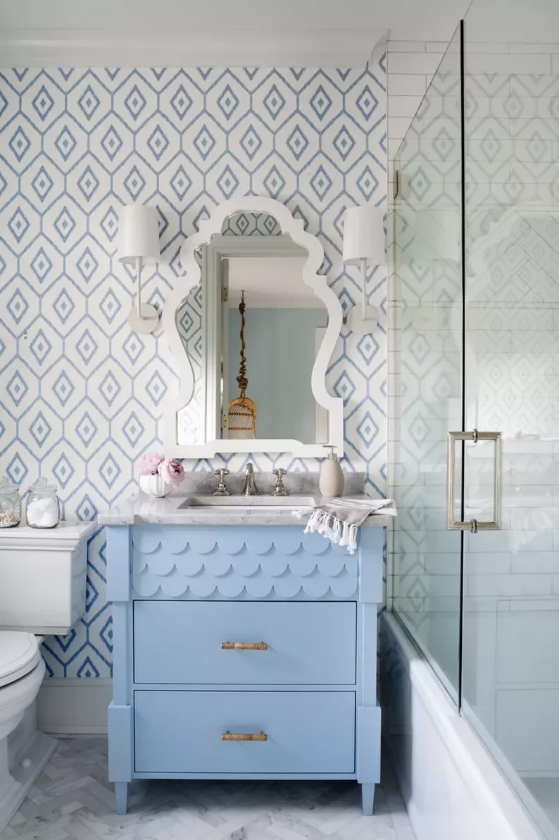 42 Bold Bathroom Color Ideas That Transform Small Spaces Into Stunning Retreats 14 Periwinkle Blue