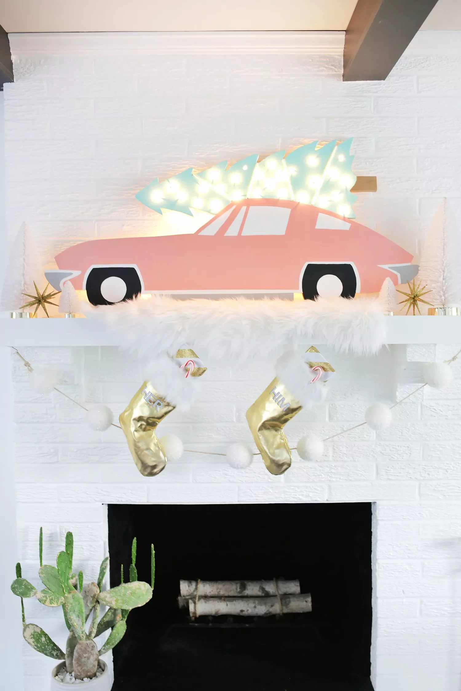 56 Magical Christmas Mantel Decorating Ideas to Transform Your Holiday Home 30 Personalize Your Mantel