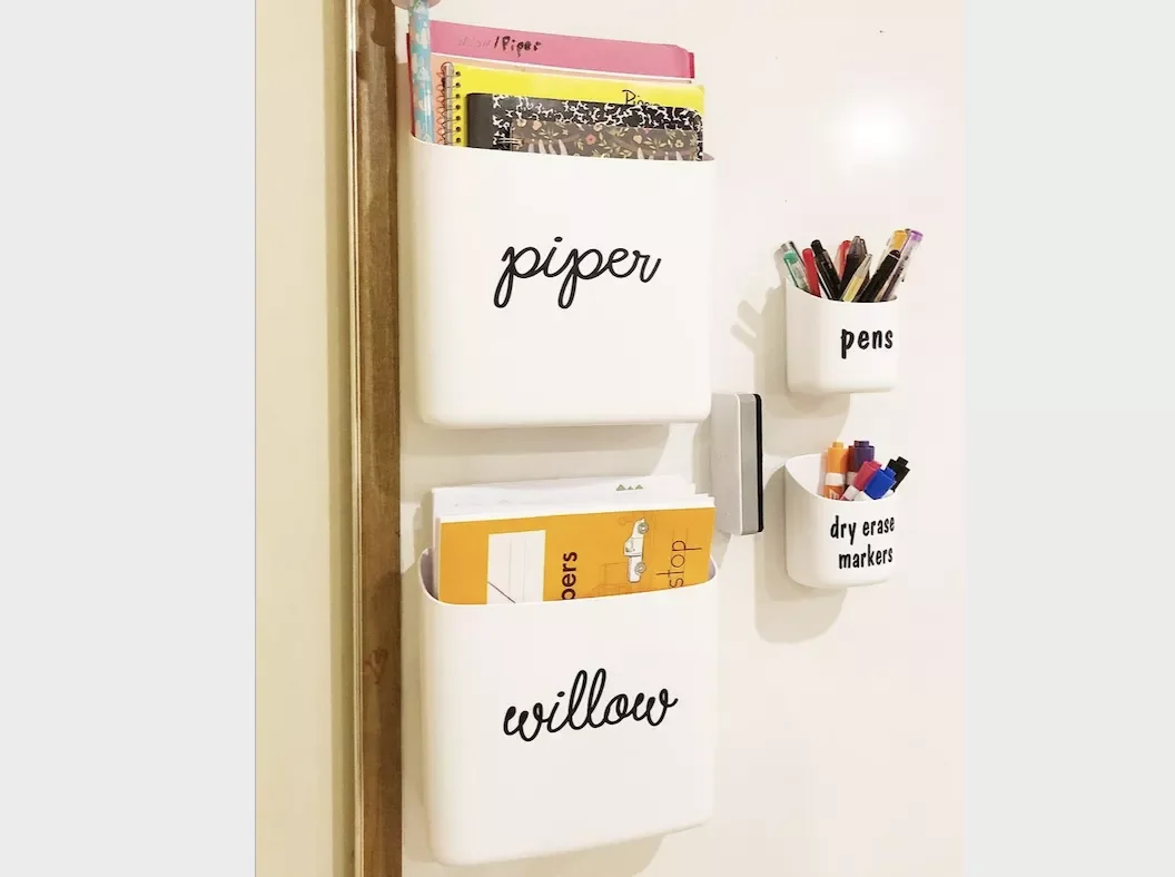21 Brilliant Family Organization Hub Ideas to Transform Your Home Into an Organized Haven Personalized Folders & Baskets
