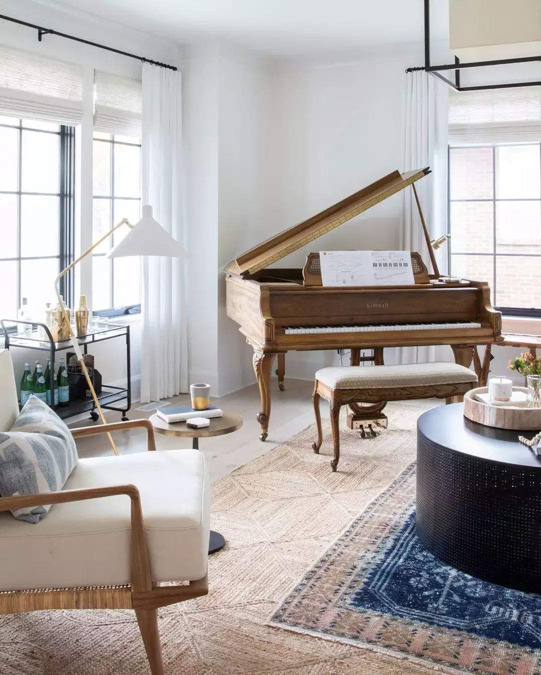35 Creative Family Room Ideas for the Ultimate Hangout Space 18 Piano Room