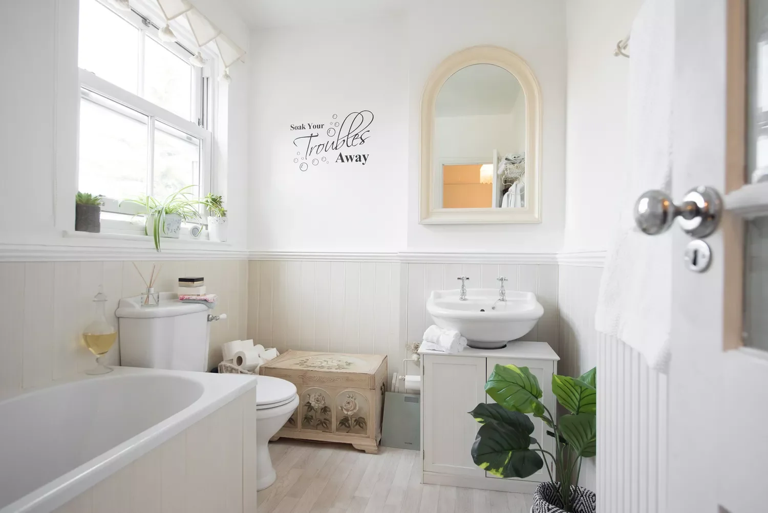 35 Brilliant Bathroom Organization Ideas That Will Transform Your Space Instantly Pick Up a Vintage Chest for Extra Supplies