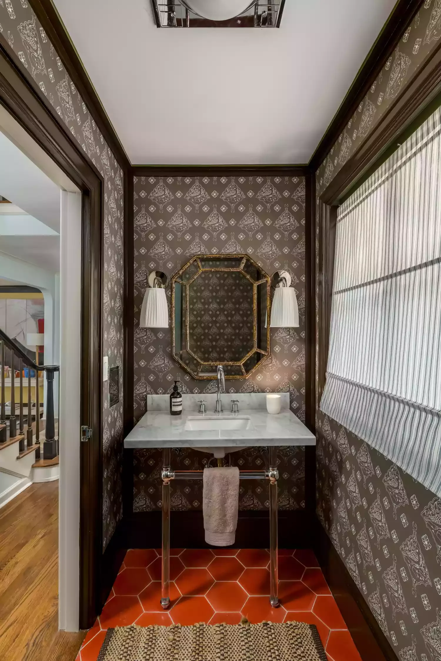 20 Stunning Bathroom Floor Designs That Will Transform Your Space 12 Pick a Bold Color