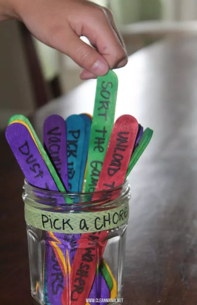 13 Creative Family Chore Chart Ideas That Actually Work in Every Home 1 Pick a Chore Jar