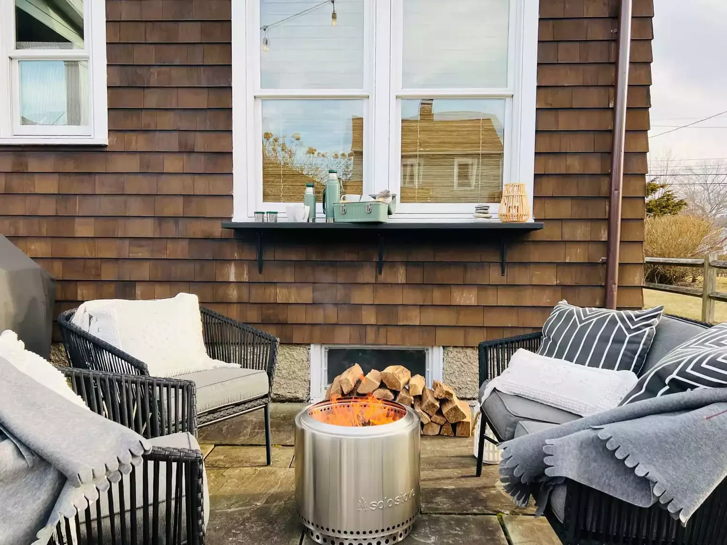 54 Small Patio Ideas That Will Transform Your Outdoor Space Pick a Smoke-Free Fire Pit