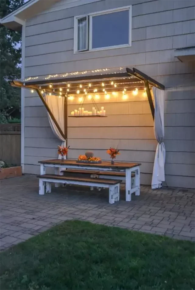 26 Creative DIY Backyard Shade Solutions on a Budget 1 Picnic Table Pergola