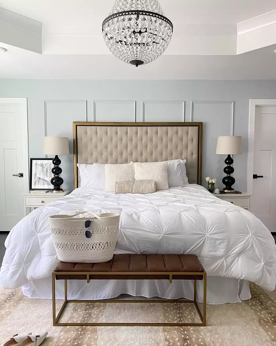 66 Creative Ways to Transform the Wall Above Your Bed Into a Stunning Focal Point Picture Frame Molding