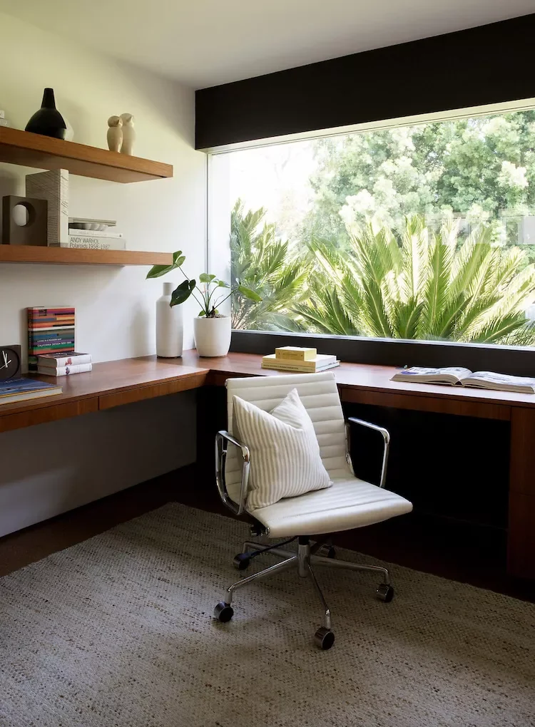 70 Creative Home Office Ideas to Design Your Perfect Workspace Picture Window Workstation