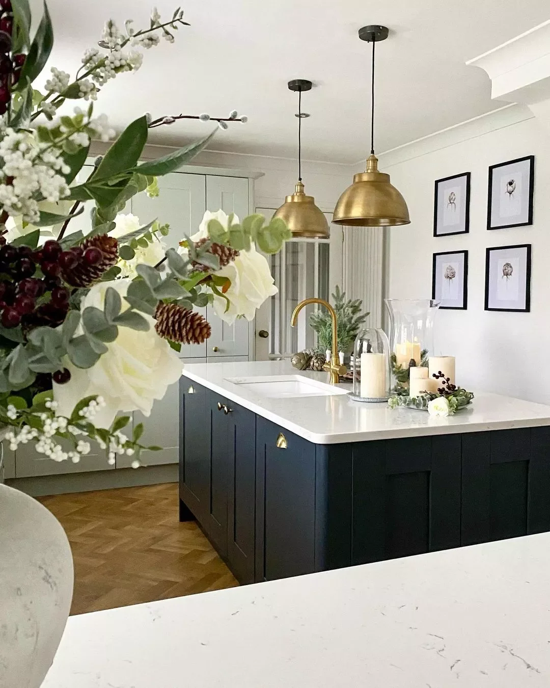 23 Stunning Kitchen Island Styling Ideas That Will Transform Your Space Pillar Candles