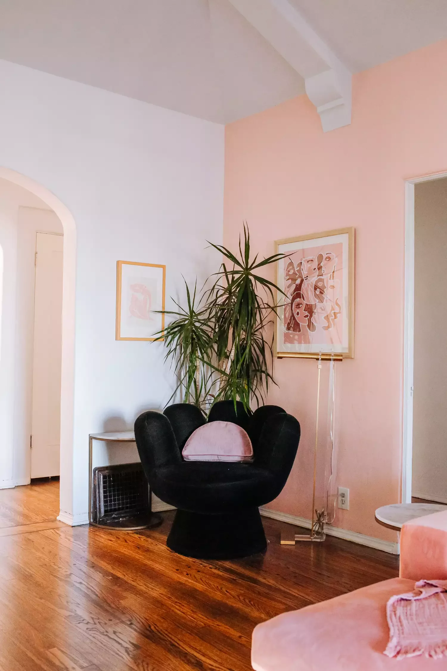 22 Creative Wall Painting Ideas to Transform Every Room in Your Home 8 Pink Accent Wall