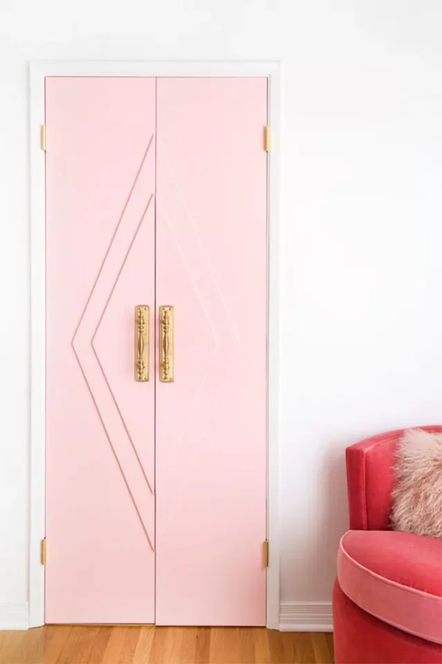 26 Creative DIY Closet Door Makeovers That Transform Your Space 28 Pink Closet French Doors