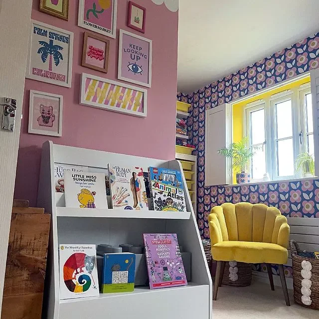 27 Beautiful Pink Room Designs That Will Transform Your Home 19 Pink Gallery Wall