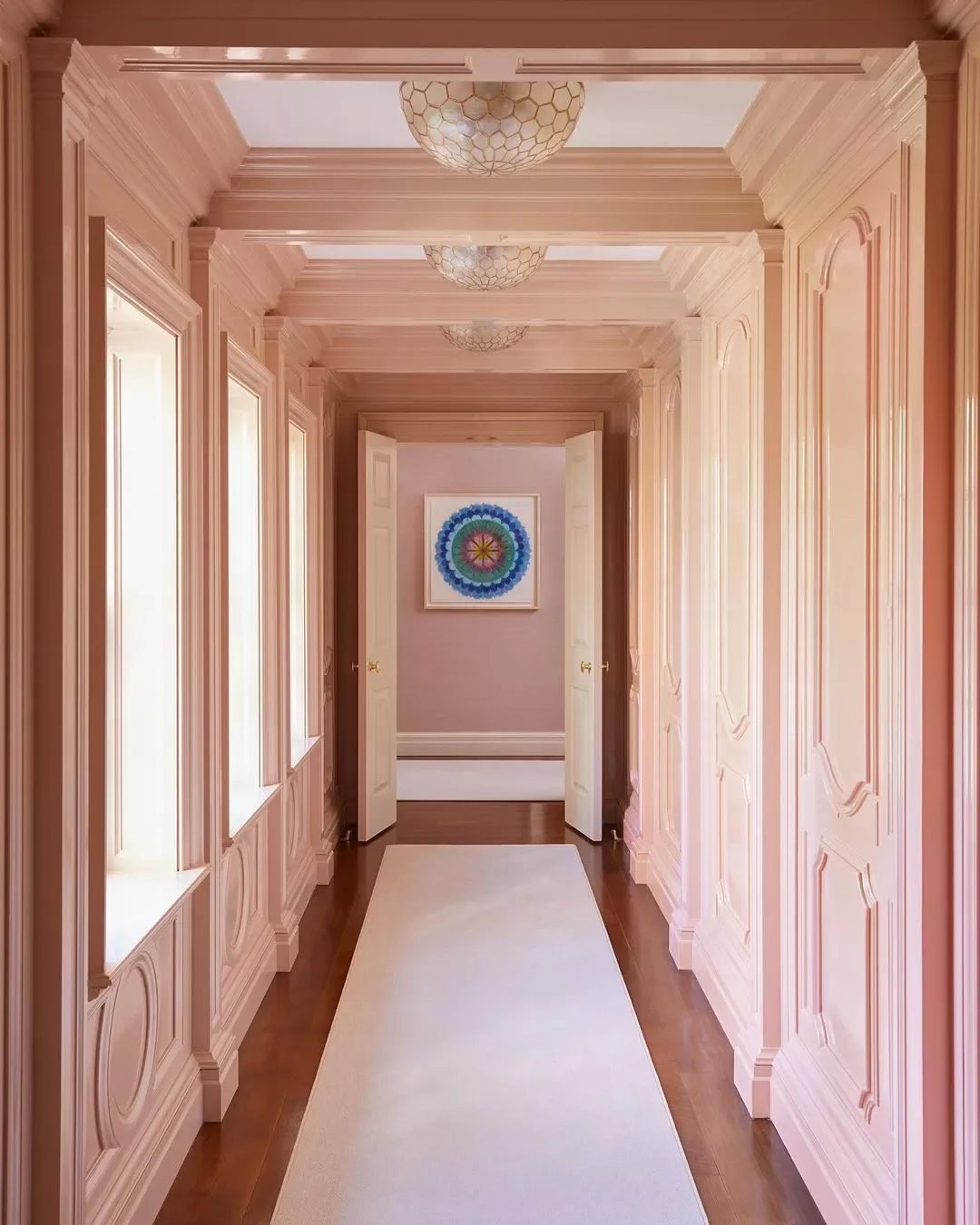 40 Stunning Ceiling Design Ideas to Transform Any Room 13 Pink Lacquer Ceiling