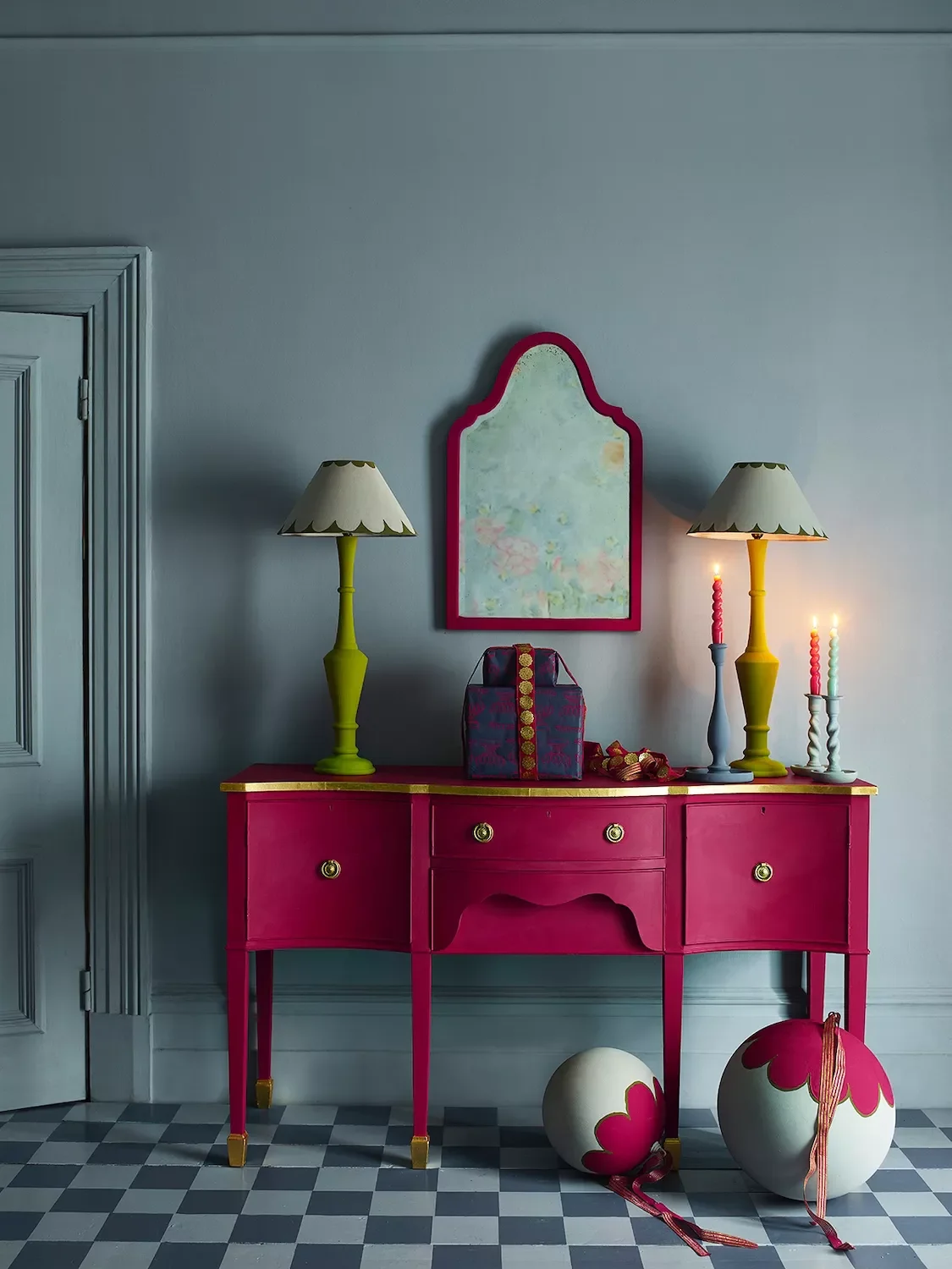 36 Stunning Painted Dresser Ideas That'll Transform Your Home's Style Pink Sideboard Dresser