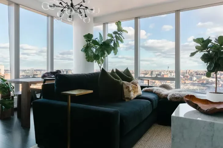 41 Stunning Black Sofa Living Room Ideas That Will Transform Your Space 8 Place It in Front of a Window