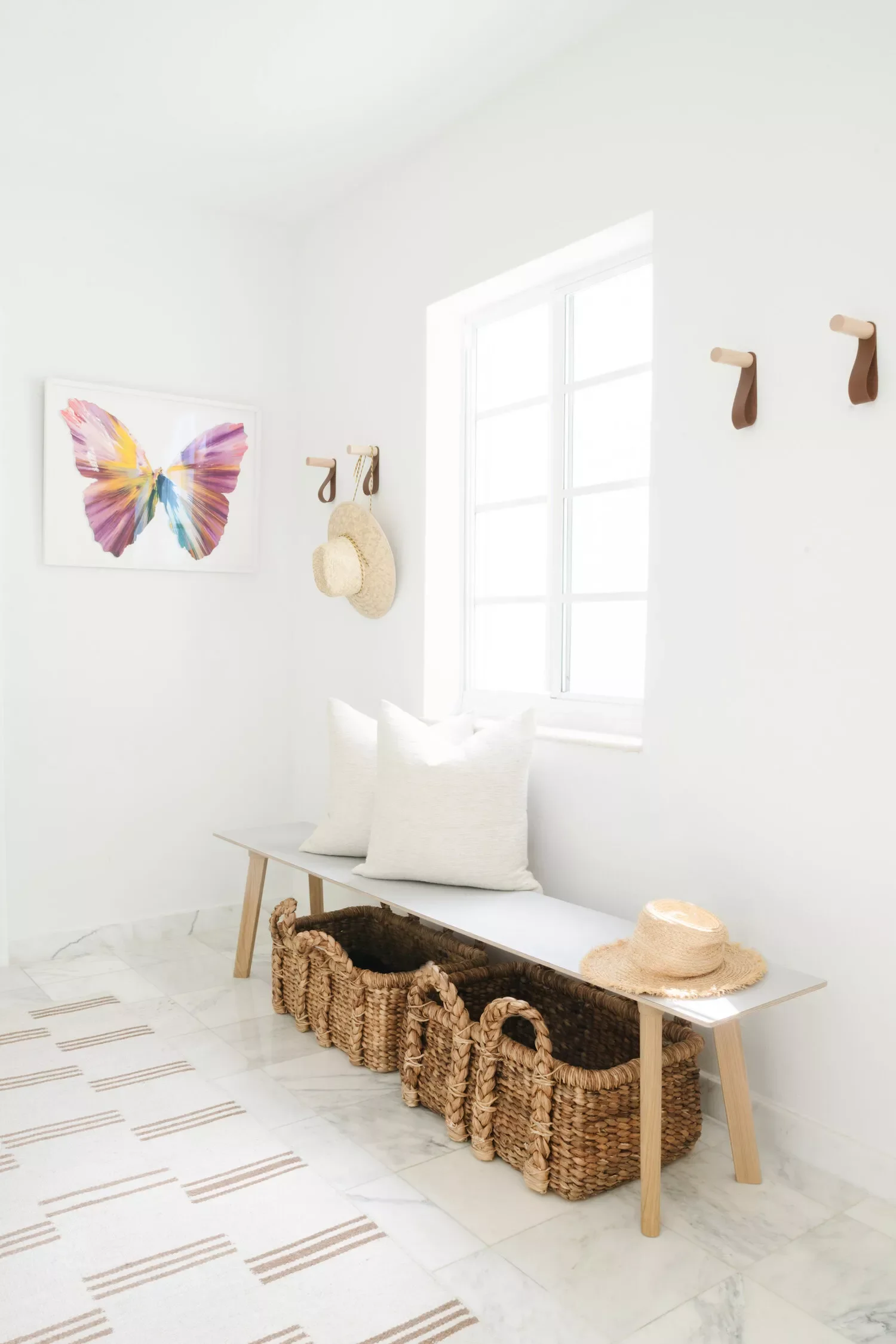 36 Smart Shoe Storage Solutions That Transform Cluttered Spaces Place Wicker Baskets in the Entryway